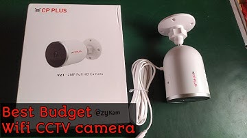 UNBOXING Of CP PLUS WIFI CCTV CAMERA ezyKam // By Indian Talent//