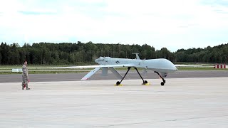 First US deployment of high tech drones in Europe