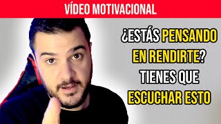 NO TE RINDAS - Motivación en 4 minutos - Motivación para no rendirse | Fran López Castillo