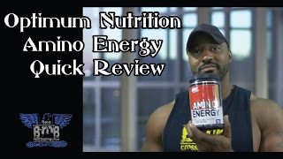 Supplement Review: Optimum Nutrition Amino Energy