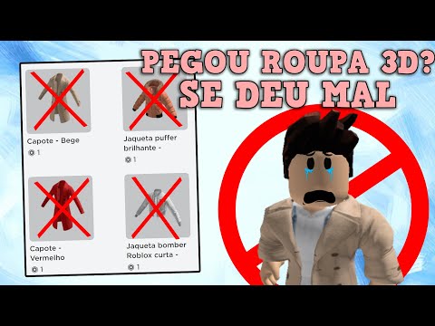 Roblox - Se Cair REVELA uma roupa Do CANAL 