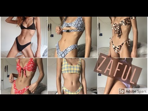 Jolly bossen Ongelofelijk ZAFUL Bikini Try-On Haul 2019 - YouTube