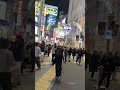 Tokyo Shibuya Crossing // Night Walking #4k #shortsfeed