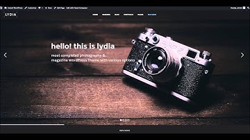 Lydia WordPress Theme - Using Visual Composer