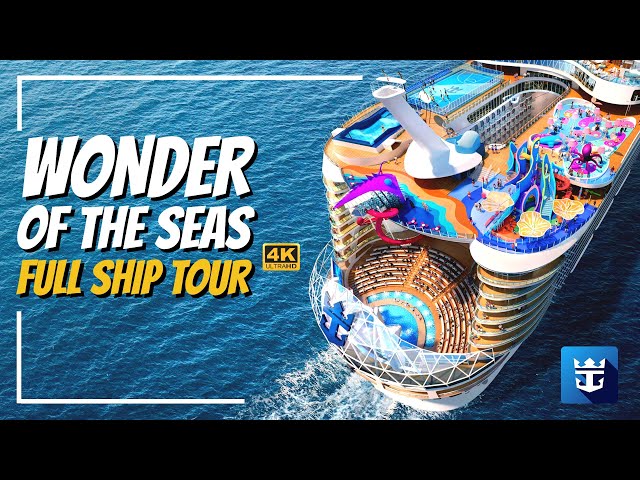Wonder of the Seas Full Walkthrough Ship Tour & Review 4K