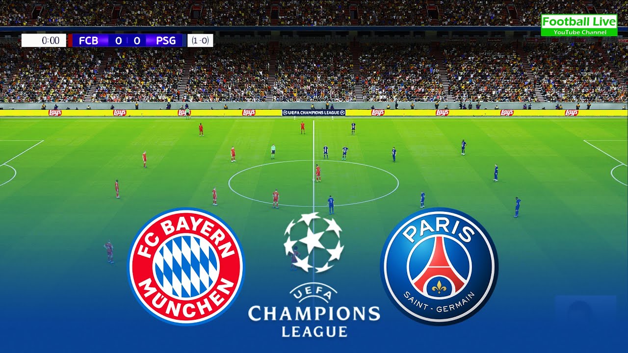 Bayern Munich vs PSG | 2nd UEFA Champions League 2023 UCL | Full Match  Goals |eFootball PES Gameplay - YouTube