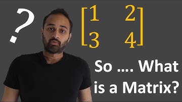 So ... What Actually is a Matrix ? : Data Science Basics