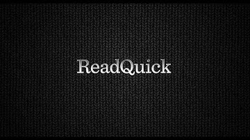 ReadQuick Speed Reading iOS Application