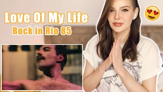 Love Of My Life - Queen - Rock in Rio 85 - REACTION!