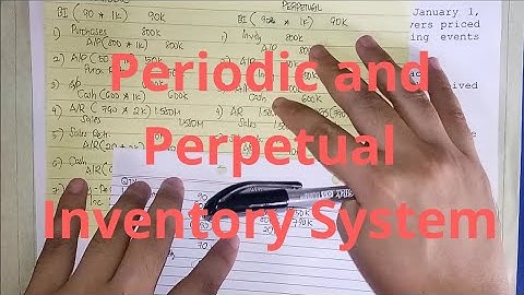 Periodic and Perpetual Inventory Systems - Problem Solving
