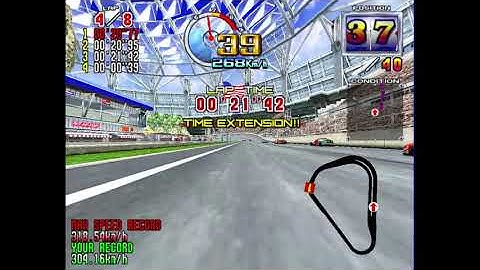daytona 2 on sega arcade model 3 pc emulator (testing screen capture software)