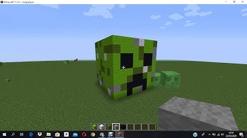 How To Make A CREEPER HEAD In MINECRAFT! [DETAILED]