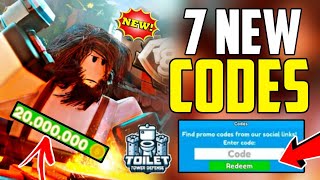 [🚽EP#73 PART 1] TOILET TOWER DEFENSE ROBLOX CODES 2024 - TOILET TOWER DEFENSE CODES