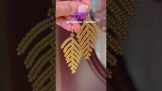 Go to my channel Sonysree Creations to learn #earring #beadedjewelry #beadedearring