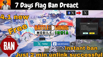 BGMI DIRECT 7 DAYS BAN FREE. NEW 4.0 UPDATE 7 DAYS BANS Trick how to get 7 days ban bgmi