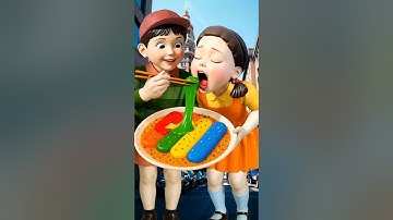 Squid Game AI Edible Slime ASMR #squidgame #squidgame2 #ai #asmr