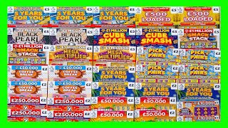 💥£108 OF SCRATCH CARDS FROM THE NATIONAL LOTTERY. #scratchcards #scratchofftickets