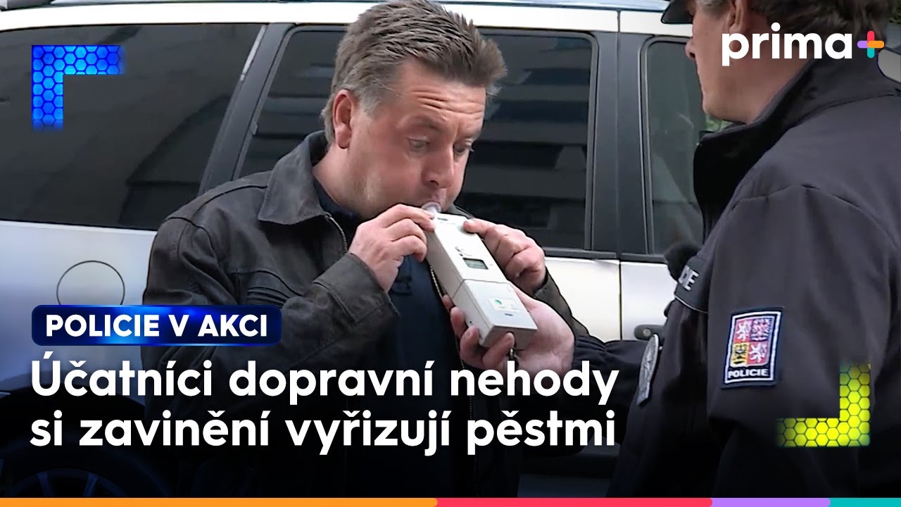 Rvačka, kopance a nadávky u banální dopravní nehody | Policie v akci
