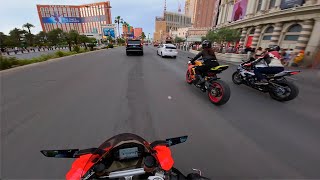 Riding to a Las Vegas Bikemeet!