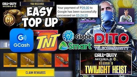 How to buy cp in call of duty mobile using Gcash/LOAD Paano mag TOP UP ng DISCOUNTED cp sa codm 2025