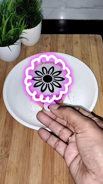 Caffeine Canvas: Stencil Art on Coffee ☕️✨#shorts #CoffeeArt #StencilOnCoffee #ArtisticCaffeine #art