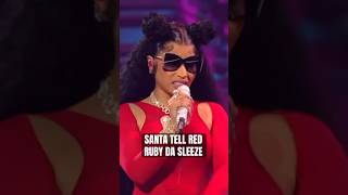 Ariana Grande, Nicki Minaj - Santa Tell Red Ruby Da Sleeze #shorts