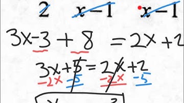 5.5 solving rational equations video #3