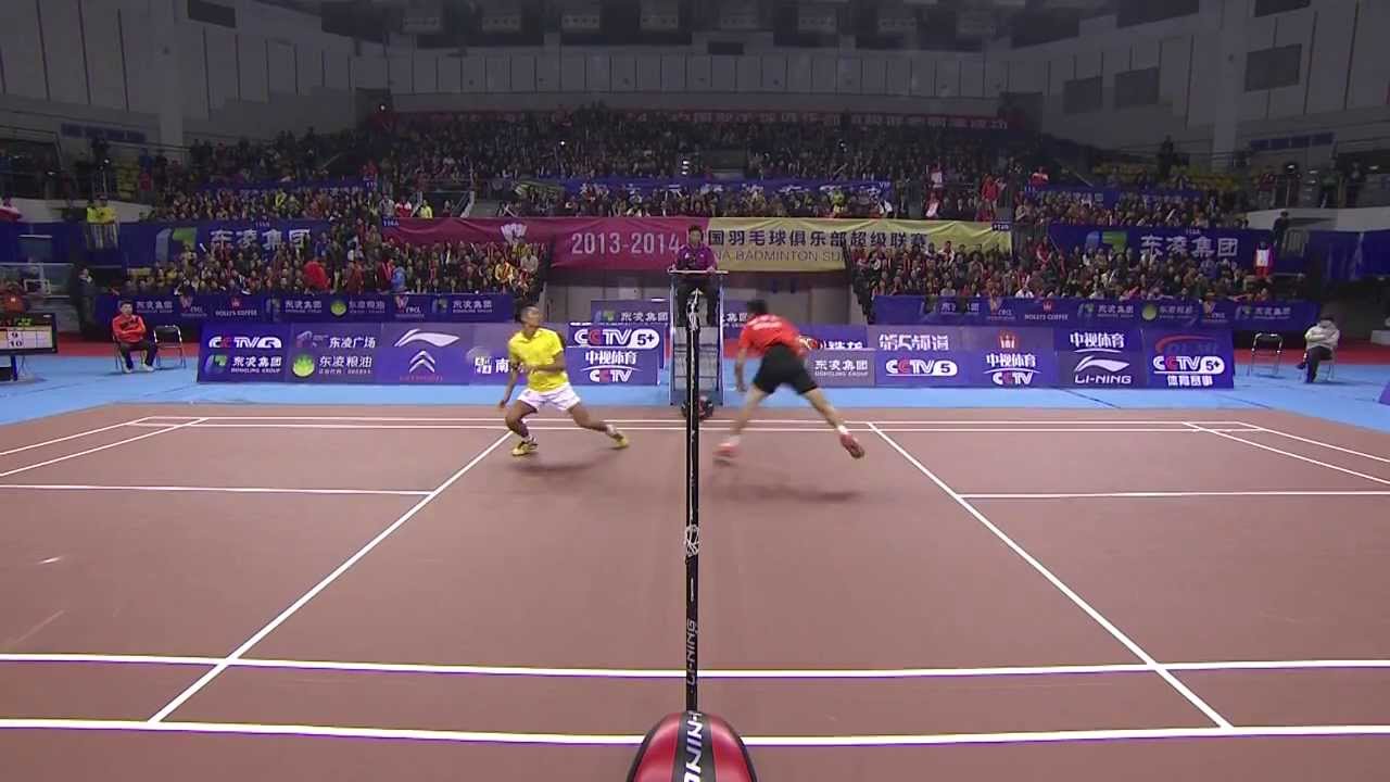 HD 2013.12.26 - MS - Tian Houwei vs Lin Dan - China Badminton Super League 