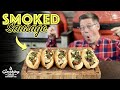 Ultimate Smoked Sausages | Beer Braised Candy Maple Bacon &amp; Fire Smoked Brie Sausage Recipe