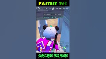 😱Fastest 1v3🔥in Ace Dominator Lobby | #shorts #viralshort #bgmishorts