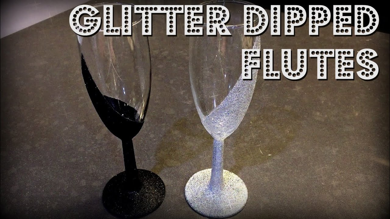 How to Make DIY Glitter Wine Glasses - Happiness is Homemade