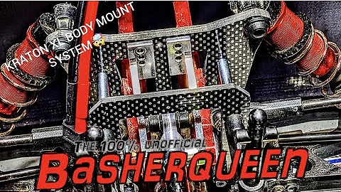 BASHERQUEEN 👑 kraton XL body mount kit - The Ultimate Game Changer