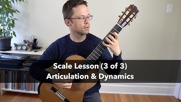 Scale Lesson & Exercise: Articulation and Dynamics for Classical Guitar