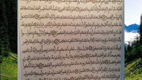 حفظ سورة يوسف من الآية 76 إلى 81 للجهوي 2018