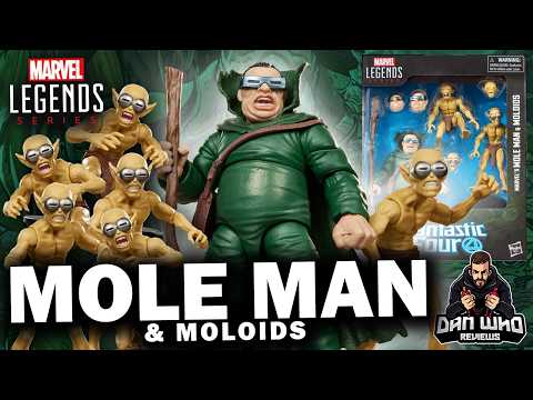 Marvel Legends MOLE MAN & MOLOIDS Review
