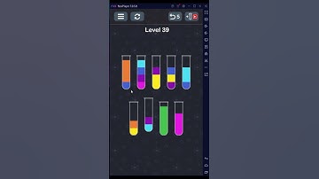 Water Sort Puzzle Game Level 39 #sortpuz #short