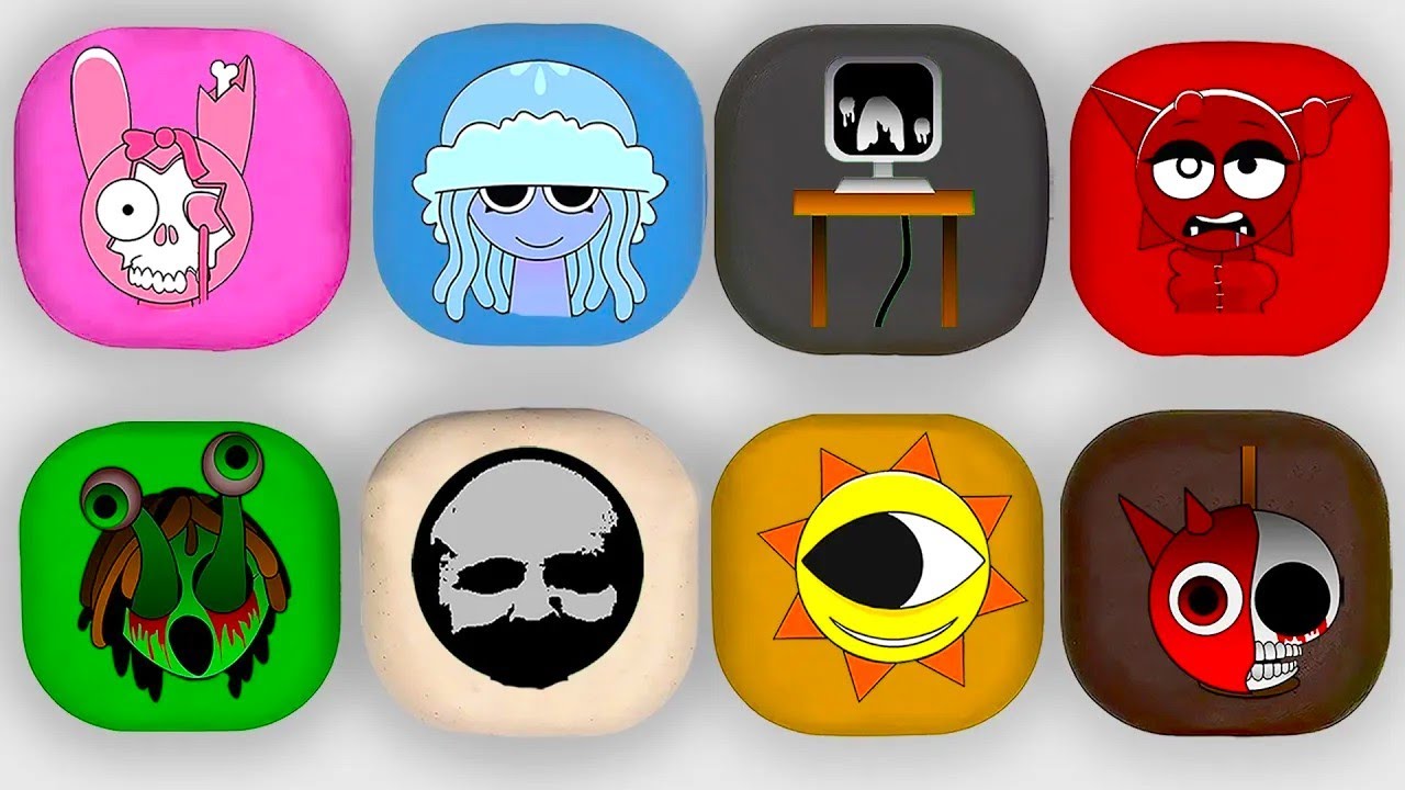 Guess which sprunki character will come out of the cubes PT.98 | How to make DIY paper sprunki