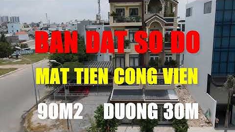 BÁN ĐẤT SỔ ĐỎ KDC AN SƯƠNG MẶT TIỀN CÔNG VIÊN DD5