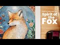 Watercolor Fox Spirit Painting ✦ Mystical Autumn Art | Relaxing Forest Illustration Process