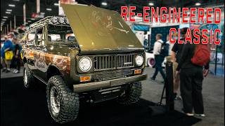 Velocity Restorations 1973 International Harvester Scout II at SEMA 2025