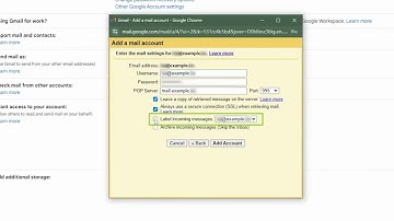 How to Link Your Webmail to Your Gmail Account
