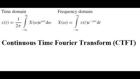 CTFT rectangular pulse