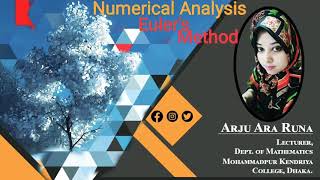 18. Euler's Method & Solved problem || Numerical Analysis || Honours 3rd year