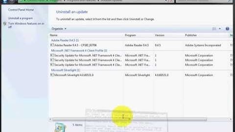 How to uninstall IE9 and Roll back to IE8