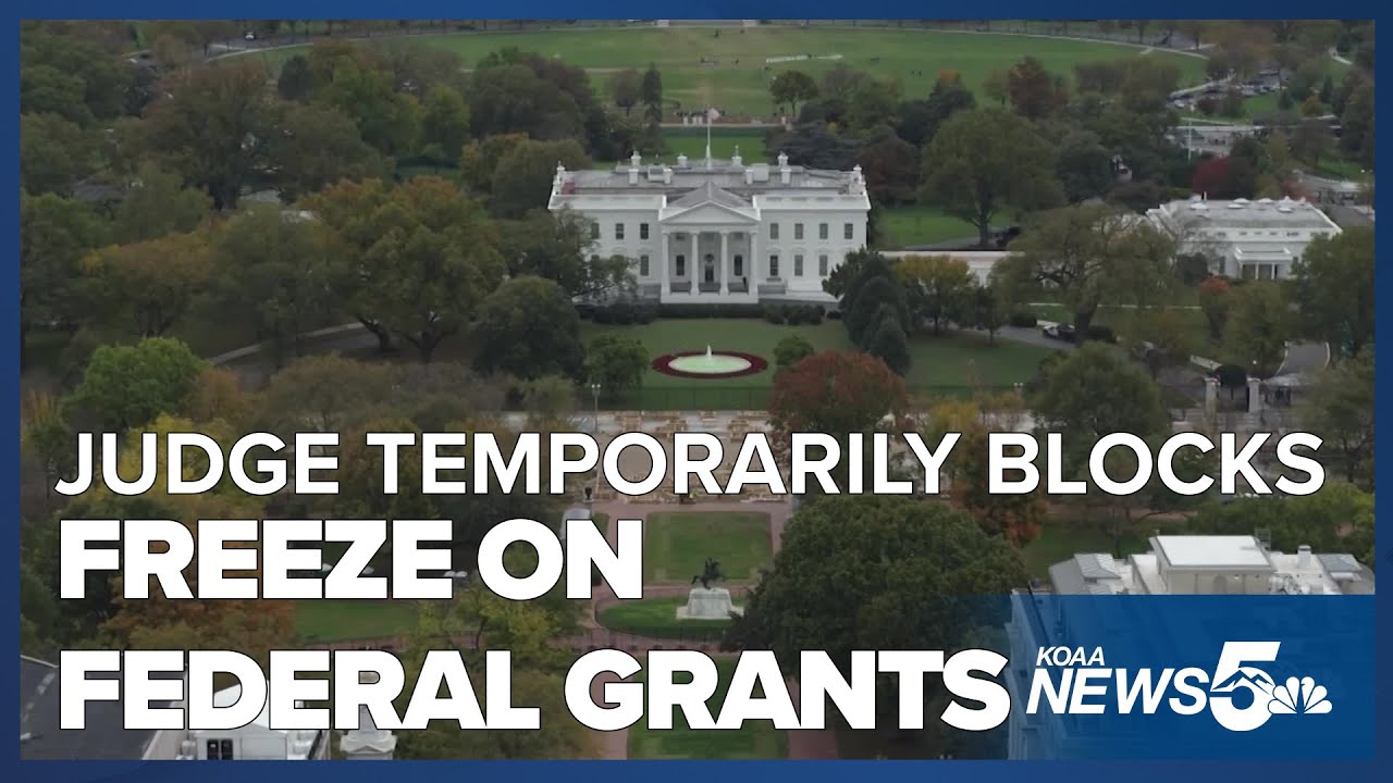 Judge temporarily blocks Trump administration freeze on federal grants ...