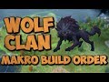 Northgard Wolf clan makro build order (Slow wolf strat)