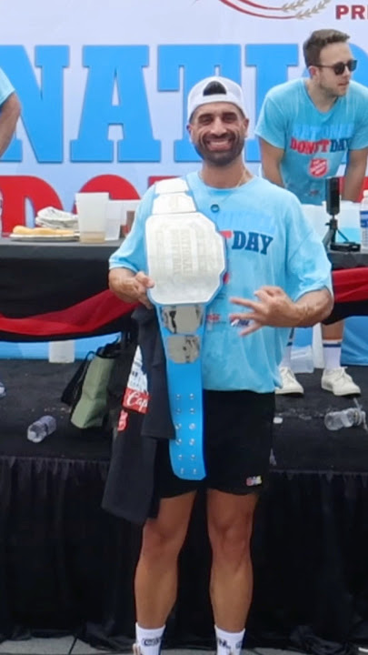 I’m the National Donut Eating Champion !
