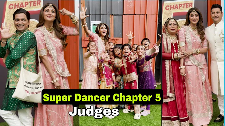 Sony Entertainment Super Dancer judges Shilpa Shetty, Geeta Kapur & Marzi Pestonji With Contestants