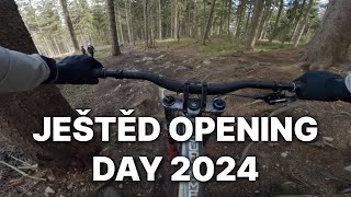 Ještěd bikepark opening day 2024