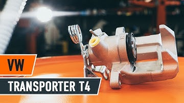 VW T4 TRANSPORTER Kastenwagen Bremssattel wechseln [AUTODOC TUTORIAL]